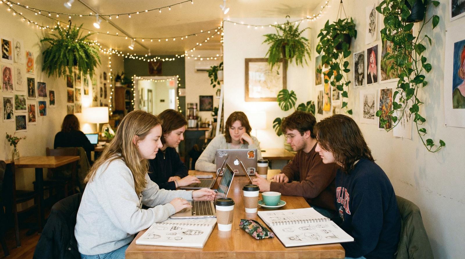 看片创意-咖啡馆灵感碰撞传媒